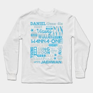 Wanna One Collage Long Sleeve T-Shirt